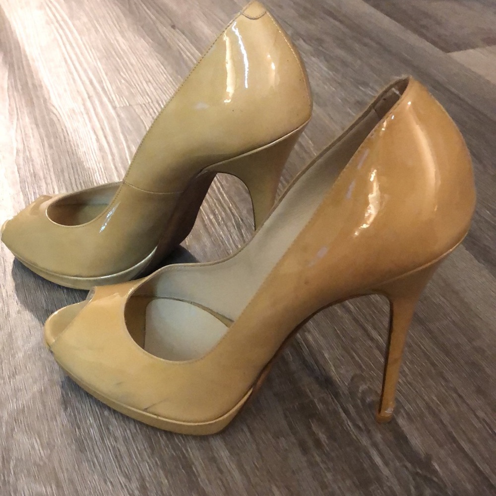 Jimmy Choo Peep Toe Patent Leather Heels Size 40 - Picture 10 of 16